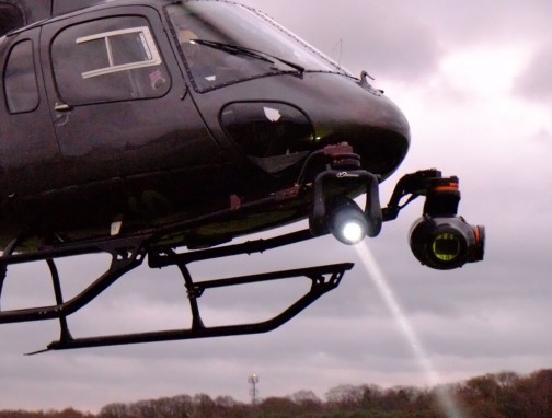 TrakkaBeam Searchlight For PAKISTAN AIR FORCE AW139 Multipurpose Helicopters
