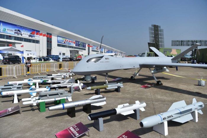 CHINESE Wing Long II Armed Drone