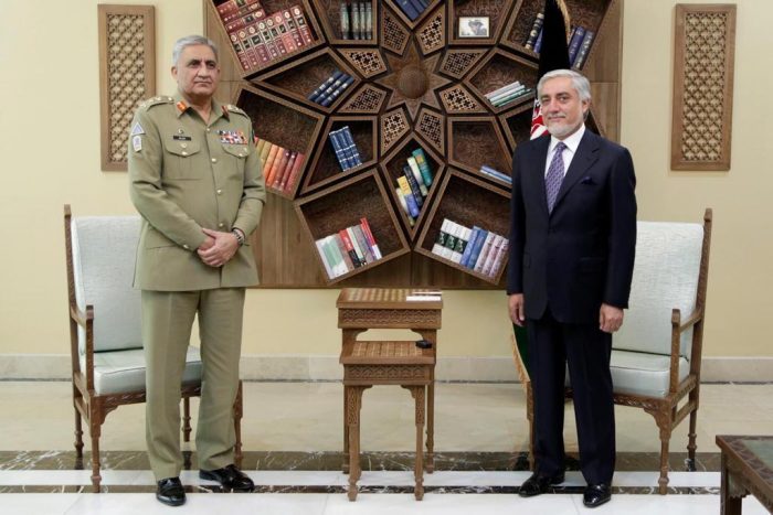 COAS General Bajwa Meets Dr. abdullah abdullah