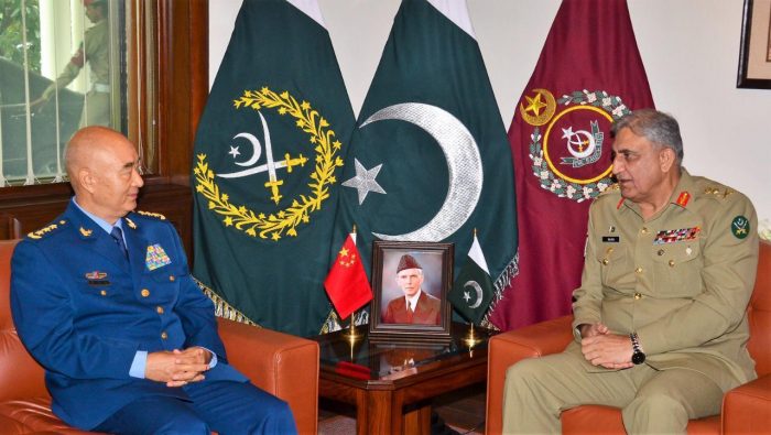 GENERAL XU QILIANG WITH COAS GENERAL QAMAR JAVED BAJWA