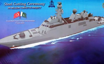 Steel Cutting Ceremony of PAKISTAN NAVY's Second MILGEM Class Warship Held At KS&EW