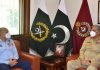 CAS Air Marshal Mujahid Anwar Khan And COAS General Bajwa Hold Important Meeting At GHQ