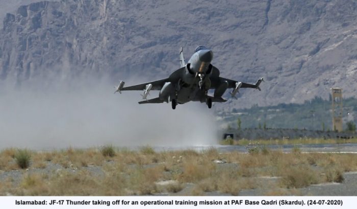 PAF JF-17 Jet in Gilgit-Baltistan