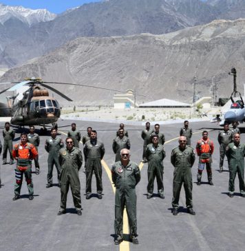 PAKISTAN AIR CHIEF Witnesses Operational Exercise At Qadri Forward Operating Base In Gilgit-Baltistan