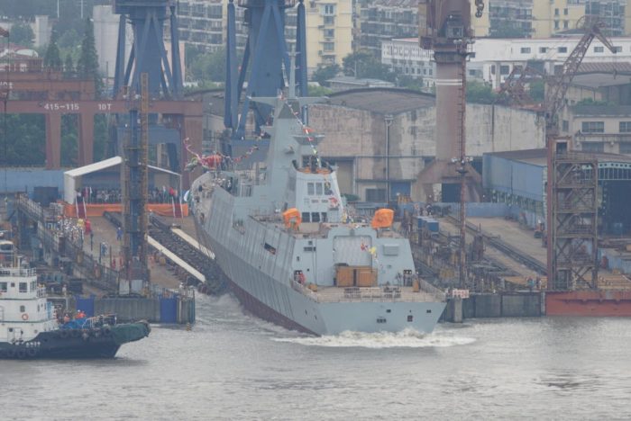 CHINA Launches First of Four Type 054AP Class Frigate for PAKISTAN NAVY