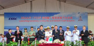 CHINA Launches Type 054AP Class Frigate For PAKISTAN NAVY