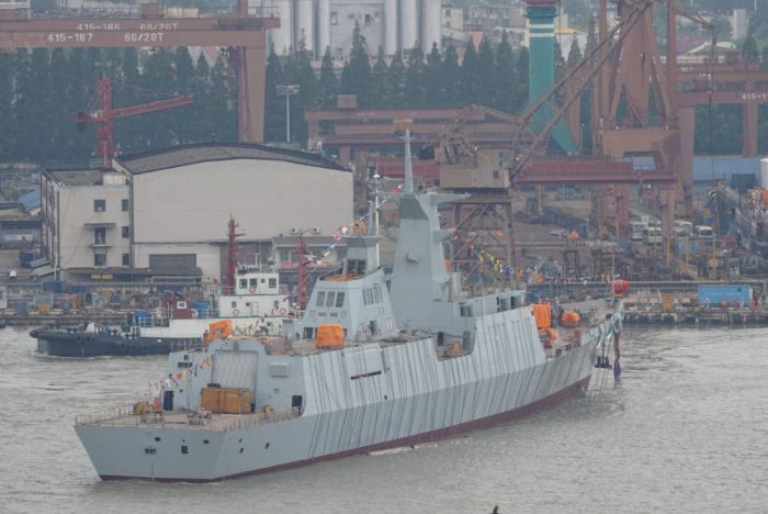 CHINESE Shipyard Rolls Out First Type 054AP Class Warship for PAKISTAN NAVY