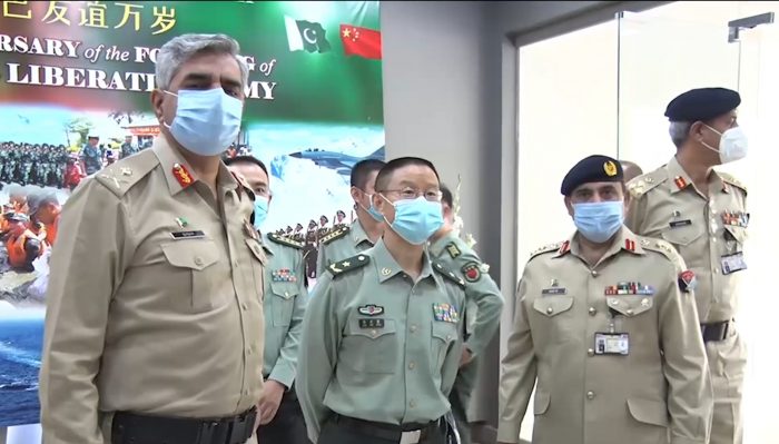 DG ISPR Celebrate CHINA PLA 93rd Anniversary