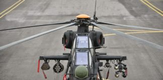 T-129 Attack Helicopter Turkish UMTAS air-to-surface anti-tank guided missile (ATGM) Cirit semi active lazer guided missiles L-UMTAS IIR-UMTAS Unguided rockets 20mm gun (12)