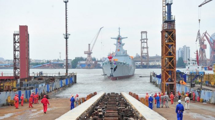 Type 054AP WARSHIP LAUNCHED IN CHINA