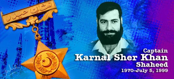 CAPTAIN KARNAL SHER KHAN NISHAN E HAIDER RECIPIENT