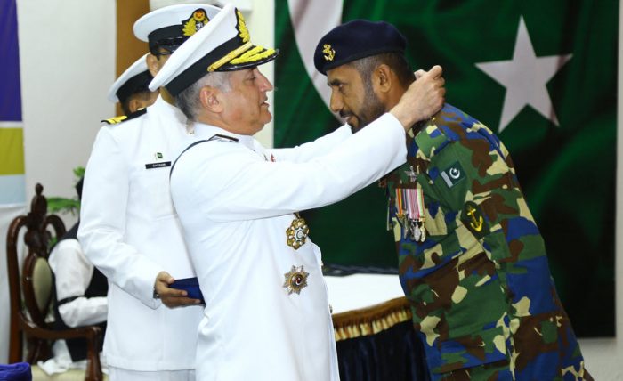 CNS Admiral Zaffar Abbasi Confers Military Awards to Officers and Personnel of PAKISTAN NAVY