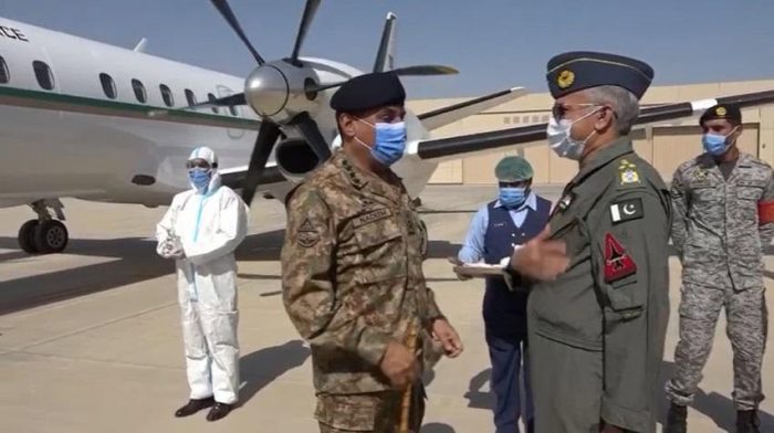 CJCSC General Nadeem Raza Flies F-16 in Formation with CAS Air Marshal Mujahid Anwar Khan