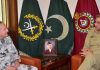 CNS Admiral Abbasi Pays Farewell Visit To COAS General Bajwa At GHQ Islamabad