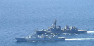 PAKISTAN NAVY Ship PNS ZULFIQUAR Participated in PASSEX Exercise with Japanese Maritime Self Defense Force (JMSDF) In Gulf Of Aden