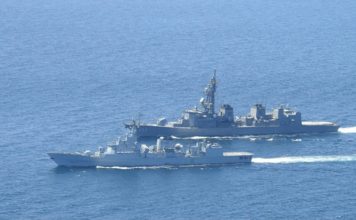 PAKISTAN NAVY Ship PNS ZULFIQUAR Participated in PASSEX Exercise with Japanese Maritime Self Defense Force (JMSDF) In Gulf Of Aden