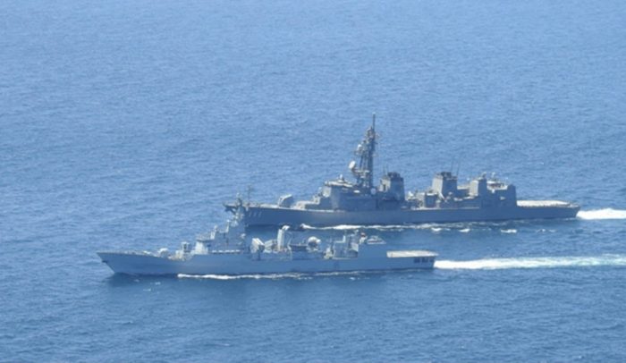 PAKISTAN NAVY Ship PNS ZULFIQUAR Participated in PASSEX Exercise with Japanese Maritime Self Defense Force (JMSDF) In Gulf Of Aden