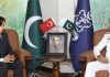 Ambassador Of Brotherly Country TURKEY H.E Ihsan Mustafa Yurdakul Calls On CHIEF OF NAVAL STAFF Admiral Amjad Khan Niazi At NAVAL HQ ISLAMABAD