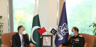 CHINESE Ambassador H.E Mr. Nong Rong Paid Maiden Visit To CNS Admiral Amjad Khan Niazi At NAVAL HQ Islamabad - Copy