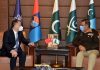 CHINESE Ambassador To PAKISTAN H.E Mr. Nong Rong Calls On CJCSC General Nadeem Raza At Joint Staff Headquarter Rawalpindi