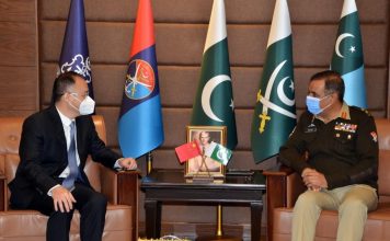 CHINESE Ambassador To PAKISTAN H.E Mr. Nong Rong Calls On CJCSC General Nadeem Raza At Joint Staff Headquarter Rawalpindi