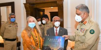 COAS General Bajwa Thanks Vanessa O Brien For Promoting Sacred Country Of PAKISTAN As A Goodwill Ambassador