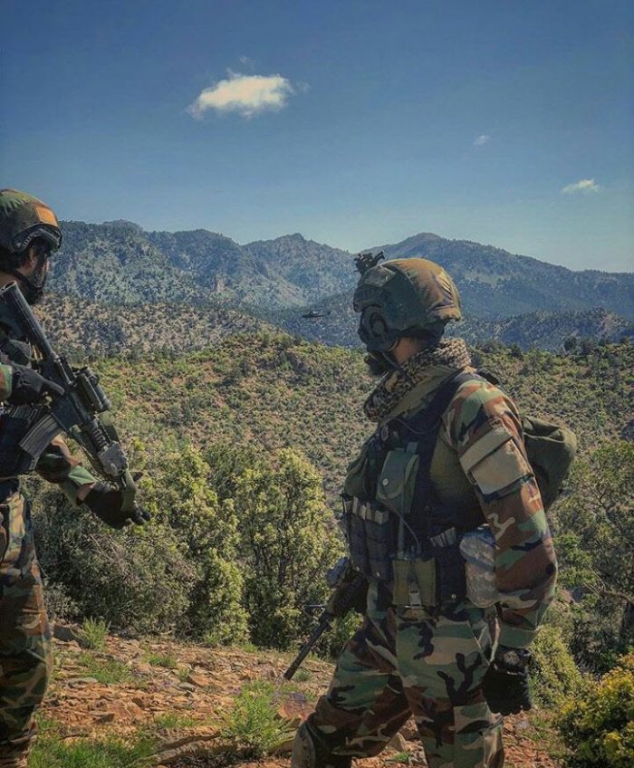 Operators of SSG 3rd Commando Powindah Battalion During Operation in Battlefield