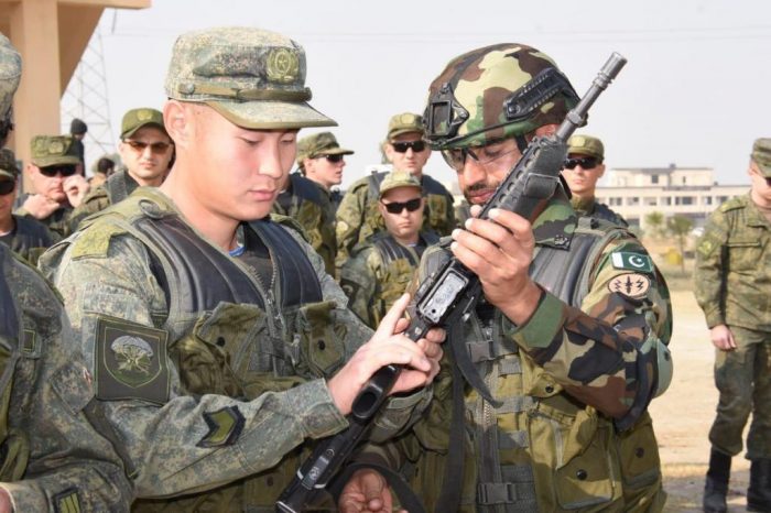 PAKISTAN and Russian Special Forces Operators During DRUZHBA-V Joint Drills