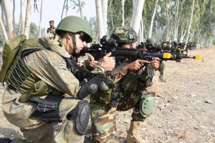 PAKISTAN and Russian Special Forces during DRUZHBA-V 2020 Joint Military Exercise
