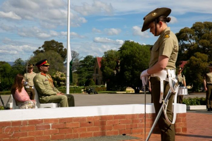 Royal Military College Australia Held Special Memorial For PAKISTAN ARMY Lt Nasir Khalid Shaheed