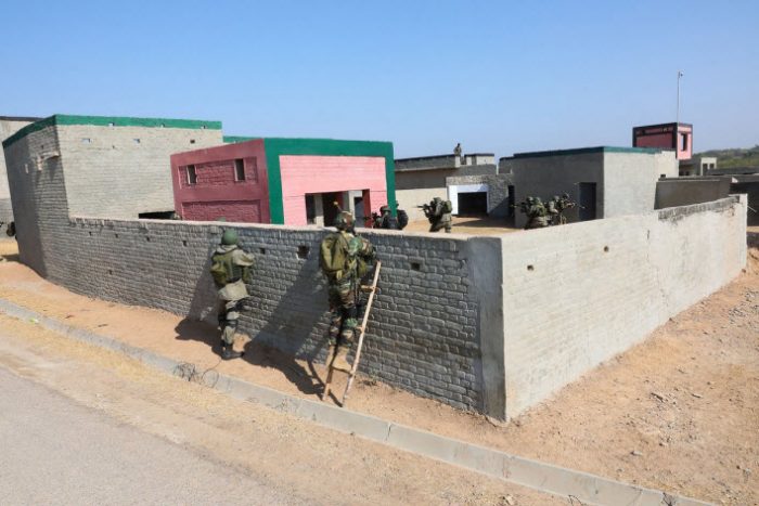 Special Forces Operators of PAKISTAN and Russian Armed Forces During the Assault for Hostage Rescue Mockup Exercise During DRUZHBA-V 2020 Exercise