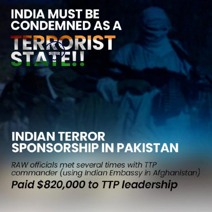 indian government providing funding to Banned Organizations to Carry out Terror Attacks in PAKISTAN