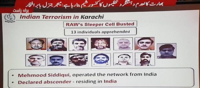 indian sleeper cell busted in Karachi by ISI