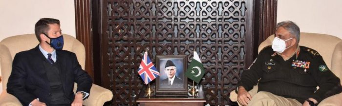 British High Commissioner Held One On One Important Meeting With CHIEF OF ARMY STAFF (COAS) General Qamar Javed Bajwa at GHQ Rawalpindi