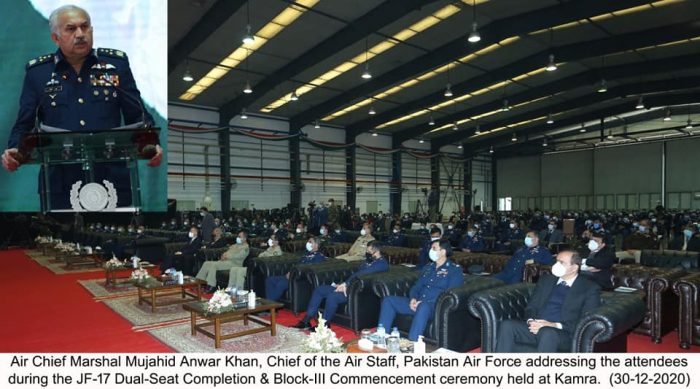 CAS Air Marshal Inaugurates the indigenous Bulk Quantity of JF-17 Block 3 Aircraft