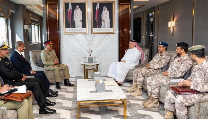 CJCSC General Nadeem Raza Calls On Qatar Deputy Prime Minister In Doha