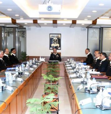 CNS Admiral Amjad Khan Niazi Expressed Deep Satisfaction Over The Combat Preparedness In High-Profile Command & Staff Conference