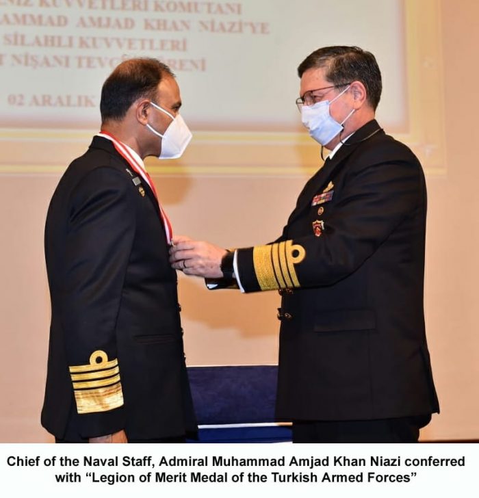 CNS Admiral Amjad Khan Niazi during official TURKEY Visit