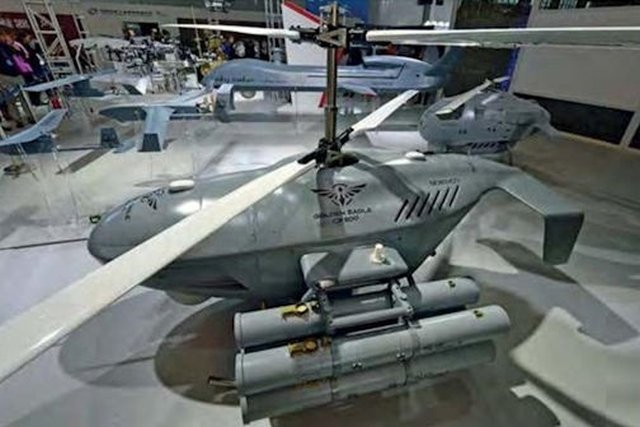 CR500 Golden Eagle Reconnaissance and Attack Helicopter Drone