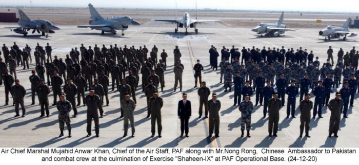Participants during the Concluding Ceremony of PAKISTAN CHINA Shaheen-IX Joint Air Drills between PAF and PLAAF