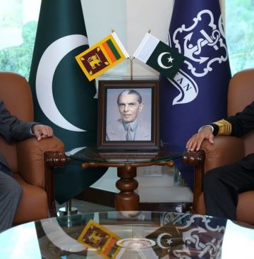 Sri Lankan High Commissioner Discuss Recent Regional Security Situation With CNS Admiral Amjad Khan Niazi At NAVAL HQ Islamabad