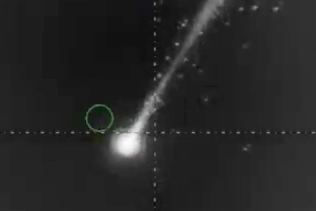 TURKEY'S HISAR-A PLUS AIR DEFENSE SYSTEM DESTROYING AERIAL TARGET