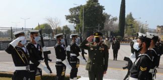 Jordan Major General Meeting with CNS Admiral Amjad Khan Niazi