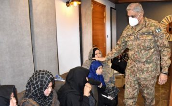 COAS General Qamar Javed Bajwa Meets Victims Of indian State Sponsored and indian State Funded Terrorism In Quetta