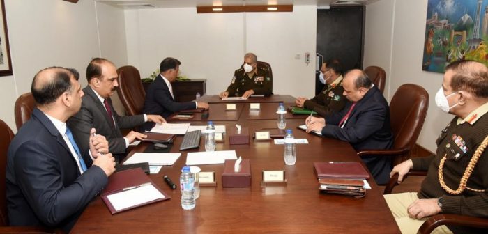 COAS General Qamar Javed Bajwa Visits Headquarter Of INTER-SERVICES INTELLIGENCE