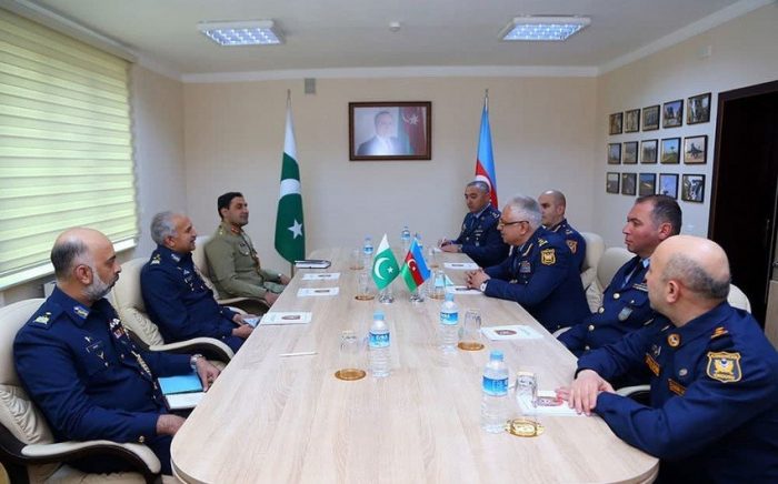 Commander AIR FORCE ISLAMIC REPUBLIC OF PAKISTAN and AZERBAIJAN Deputy Defense Minister Held Important Meeting In Baku