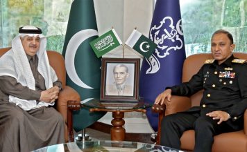 Saudi Ambassador Acknowledges Precious Sacrifices Of PAKISTAN NAVY For Maintaining Regional Maritime Peace and Security