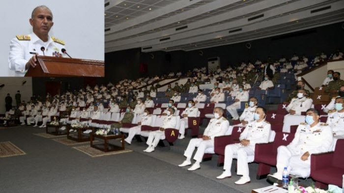 CNS Admiral addressing the Participants of PAKISTAN NAVY Operational Command Seminar