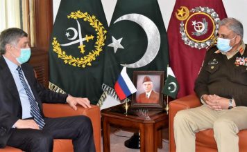 COAS General Bajwa And Russian Presidential Envoy To Afghanistan Held One On One Important Meeting In GHQ Rawalpindi