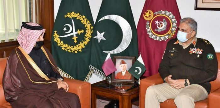 COAS General Bajwa And Special Envoy of the Minister of Foreign Affairs of Qatar Discuss Afghan Peace Process In GHQ Rawalpindi